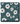 OTAA Teal Floral Pocket Square
