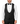 Daniel Hechter Black U-Scoop Waistcoat
