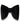 OTAA Black Velvet Butterfly Bow Tie
