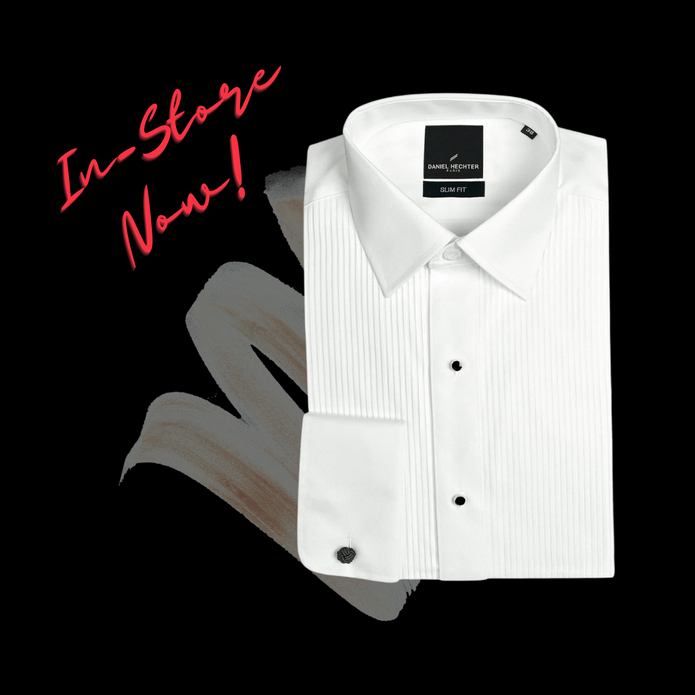 Daniel Hechter White Tuxedo Shirt