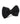 Otaa Black Knitted Bow tie